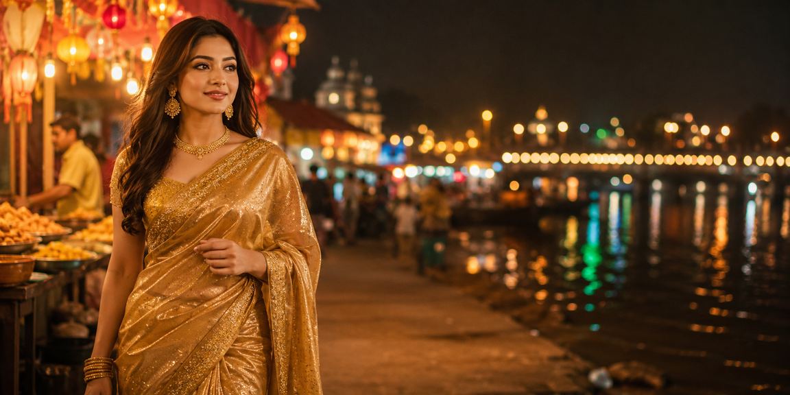 বরিশালে শাড়ি পরা খেলোয়াড় রামি গেমে মনোযোগ দিয়ে অংশ নিচ্ছেন